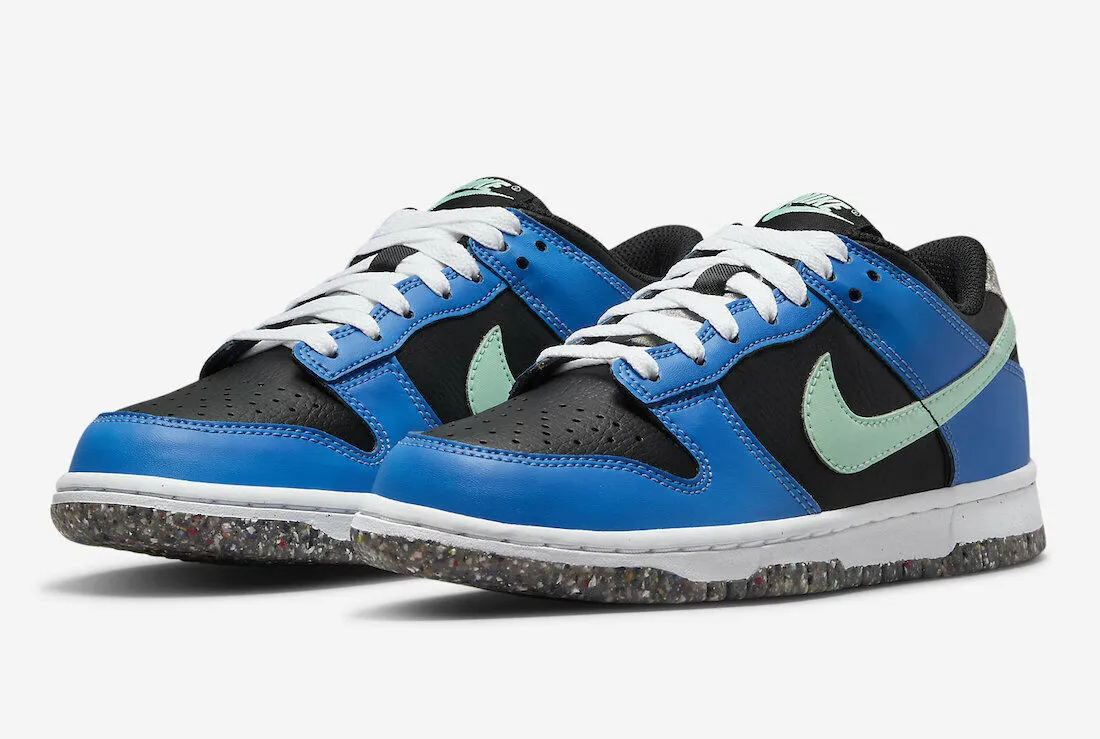 Nike SB Dunk Low GS Crater Blue Black Active Pink Mint Foam DR0165-001