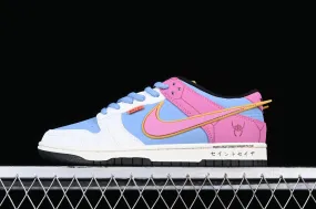 Nike SB Dunk Low Pink Blue White Black ZD2356-153