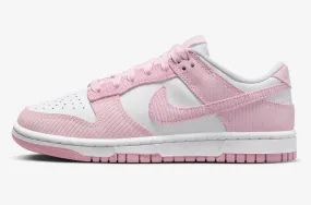 Nike SB Dunk Low Pink Corduroy White Pink Foam FN7167-100