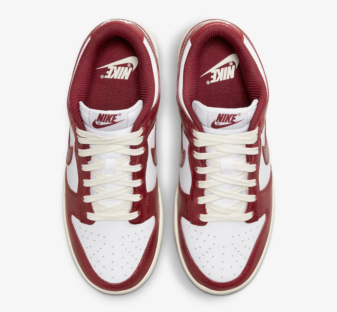 Nike SB Dunk Low PRM Vintage Team Red White Coconut Milk FJ4555-100