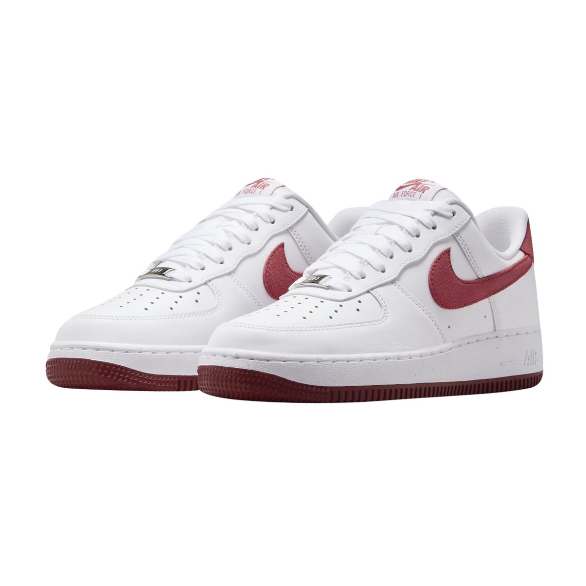 Nike Women's Air Force 1 White Adobe/Team Red/Dragon Red