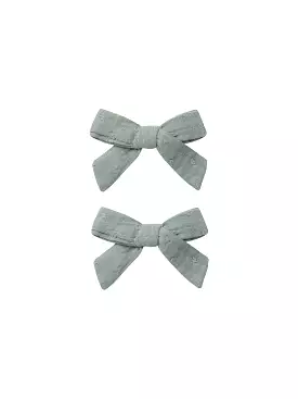 Rylee & Cru - Aqua Bow with Clip