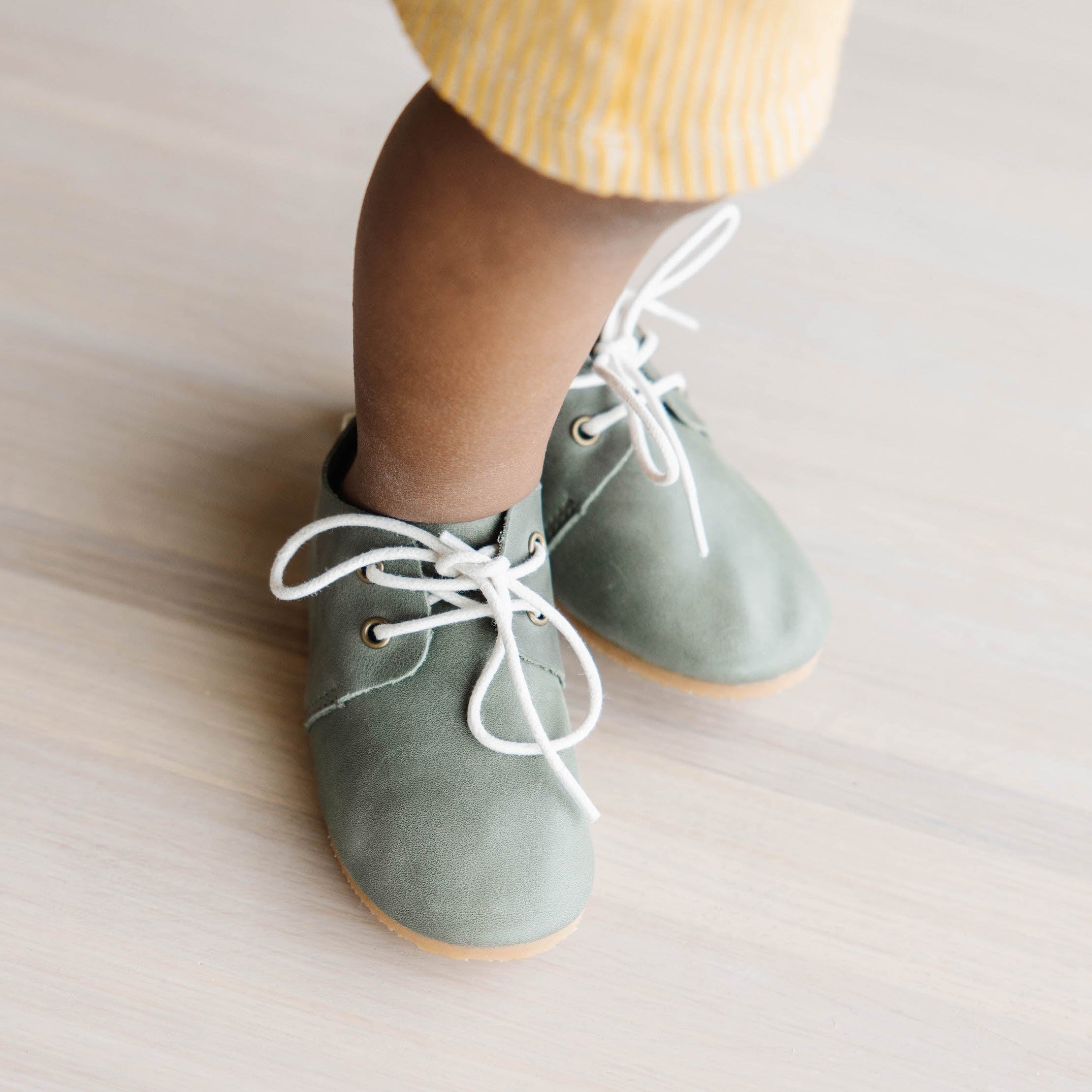 Sage - Low Top Oxfords - Hard Sole