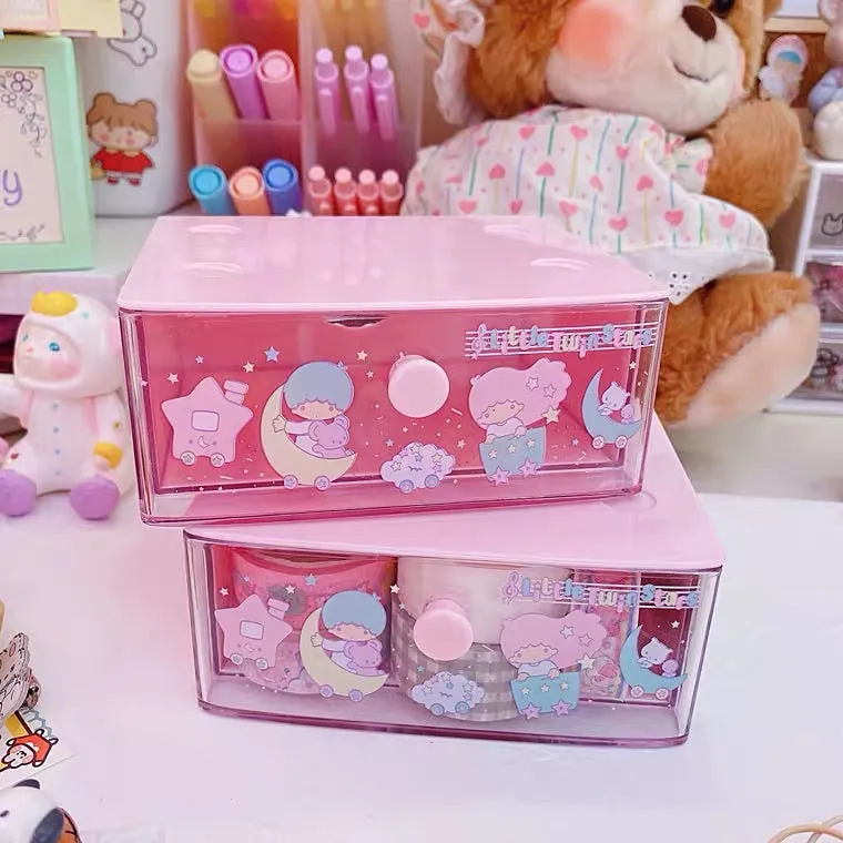 Sanrio style mini drawer organizer