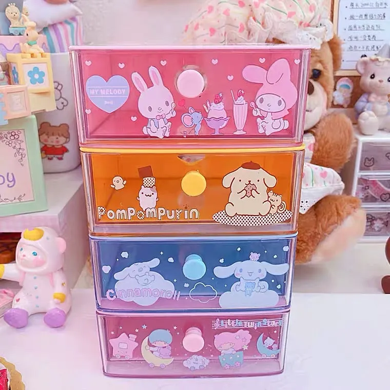 Sanrio style mini drawer organizer