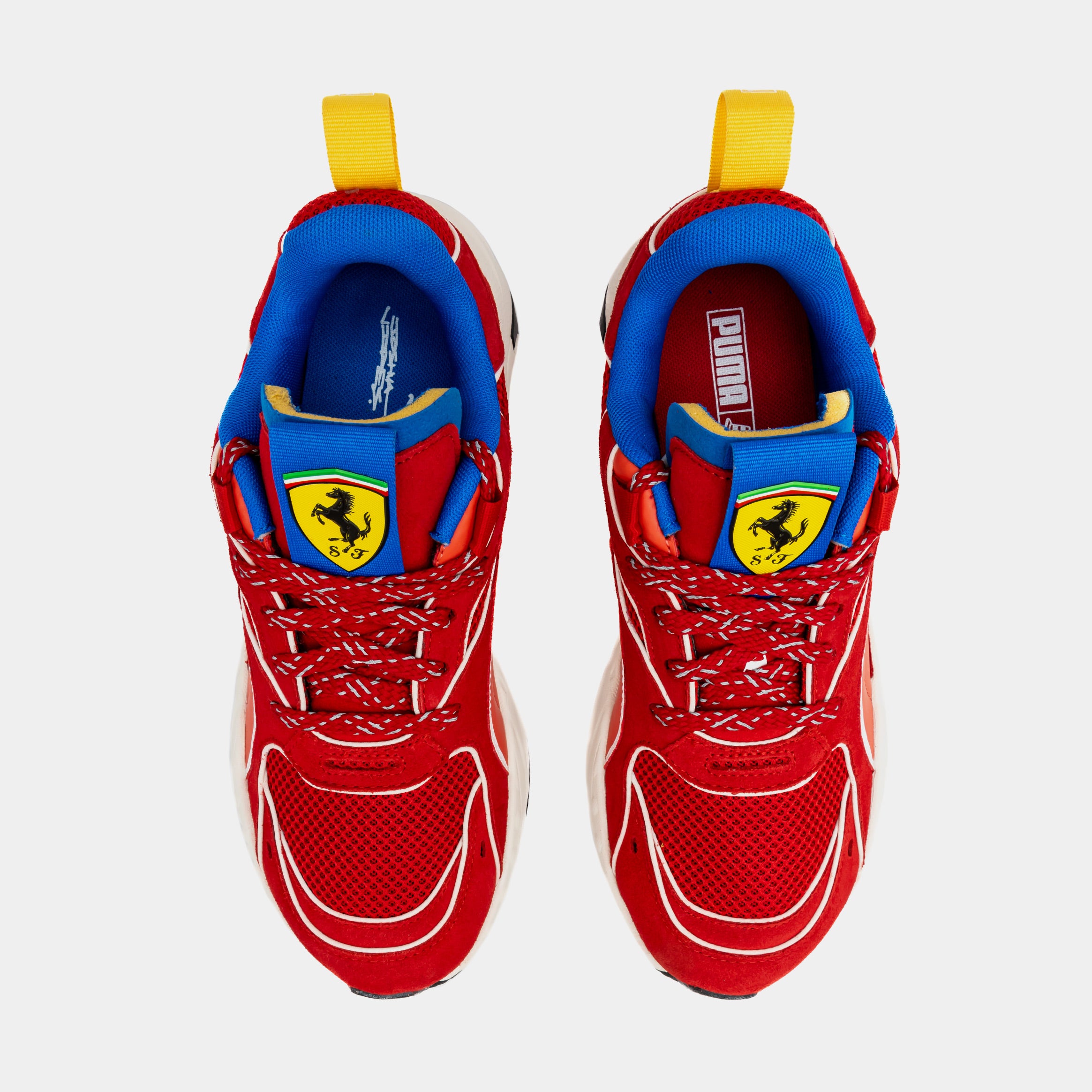 Scuderia Ferrari x Joshua Vides RS Track Lifestyle Shoes (Red/White)