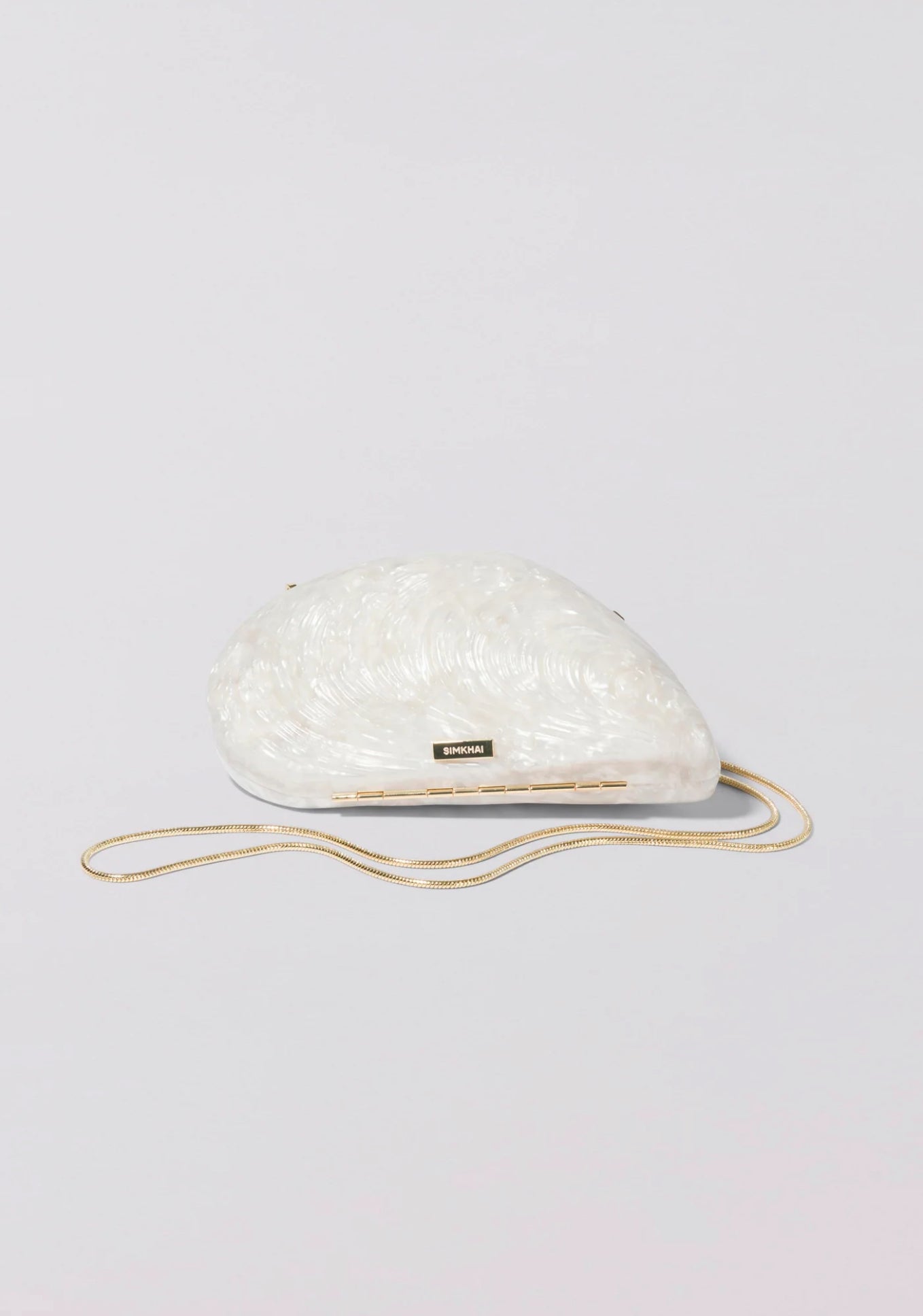 Simkhai - Bridget Pearl Oyster Clutch - Ivory