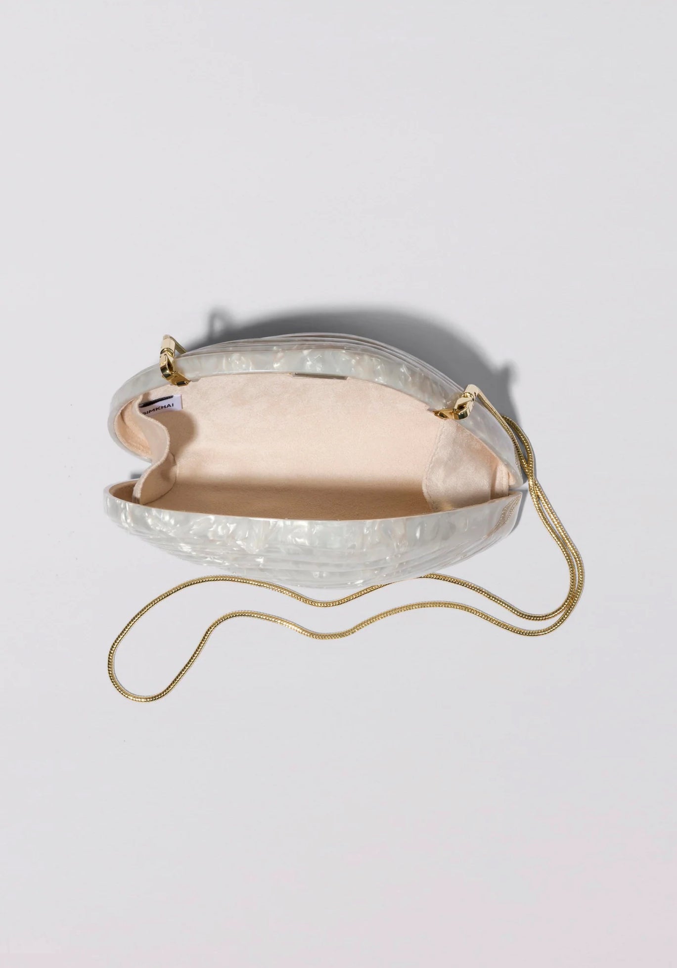 Simkhai - Bridget Pearl Oyster Clutch - Ivory