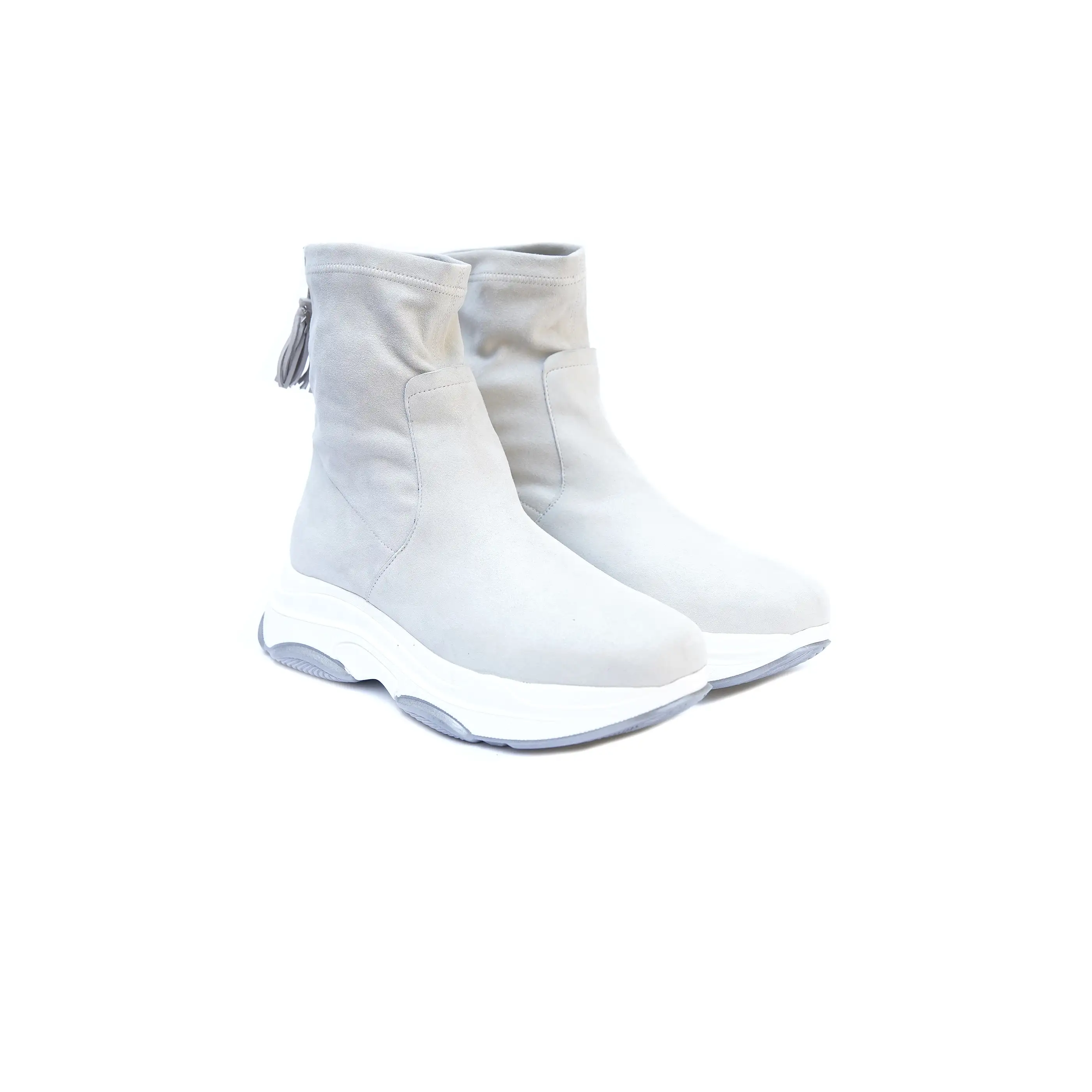 Sock High-top Sneakers Chalk White