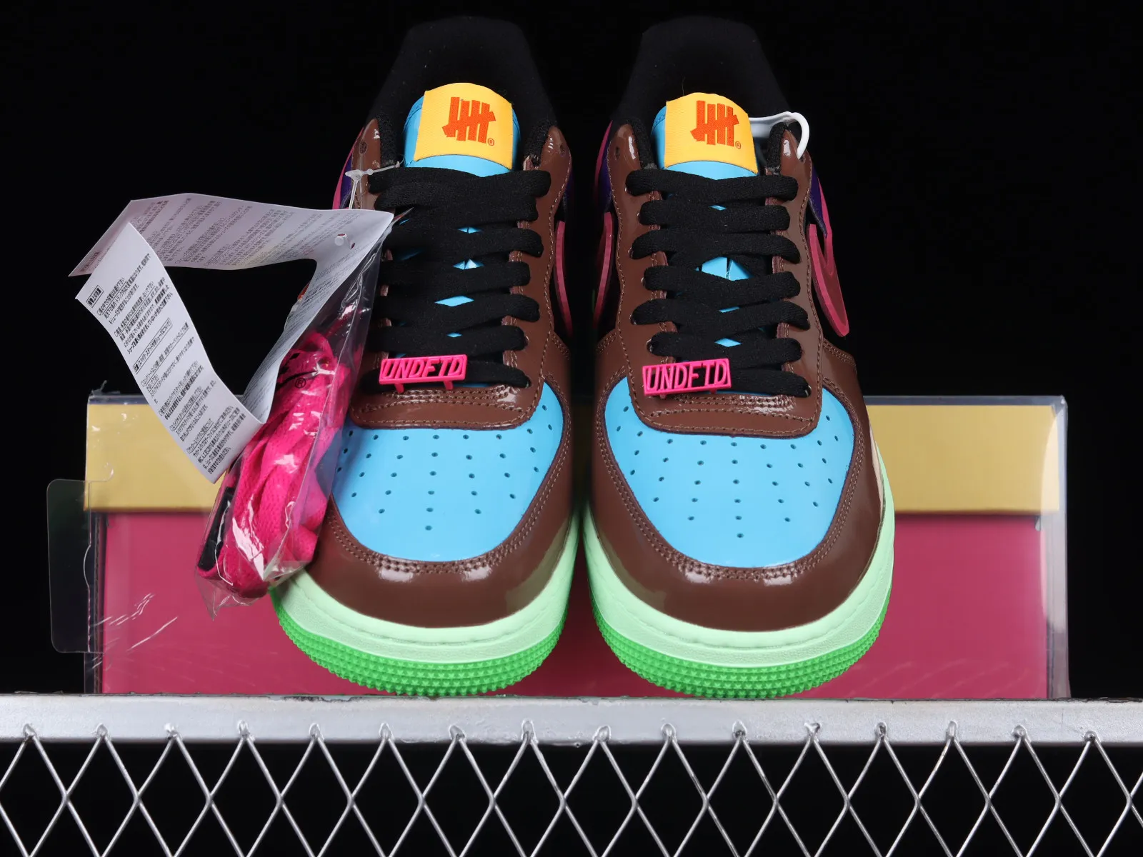 Undefeated x Nike Air Force 1 Low SP Multi-Patent Pink Prime DV5255-200