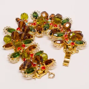 Unsigned 1950's Juliana Style Bracelet