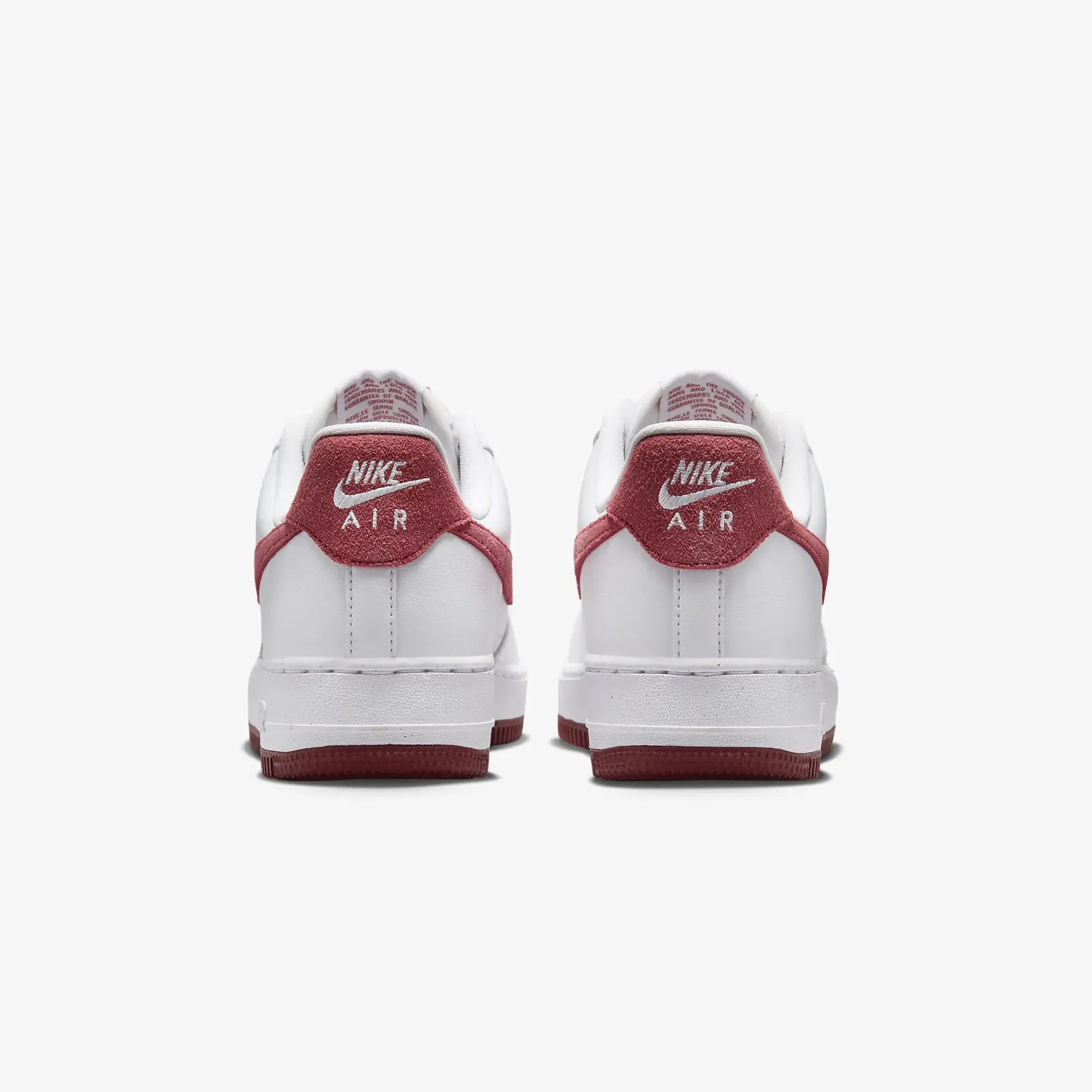 WMN'S AIR FORCE 1 '07 'WHITE/ADOBE-TEAM RED-DRAGON RED'