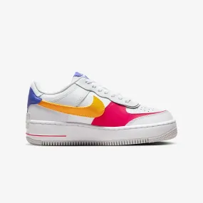 WMN'S AIR FORCE 1 SHADOW 'WHITE/SUNDIAL-SIREN RED-PHOTON DUST'