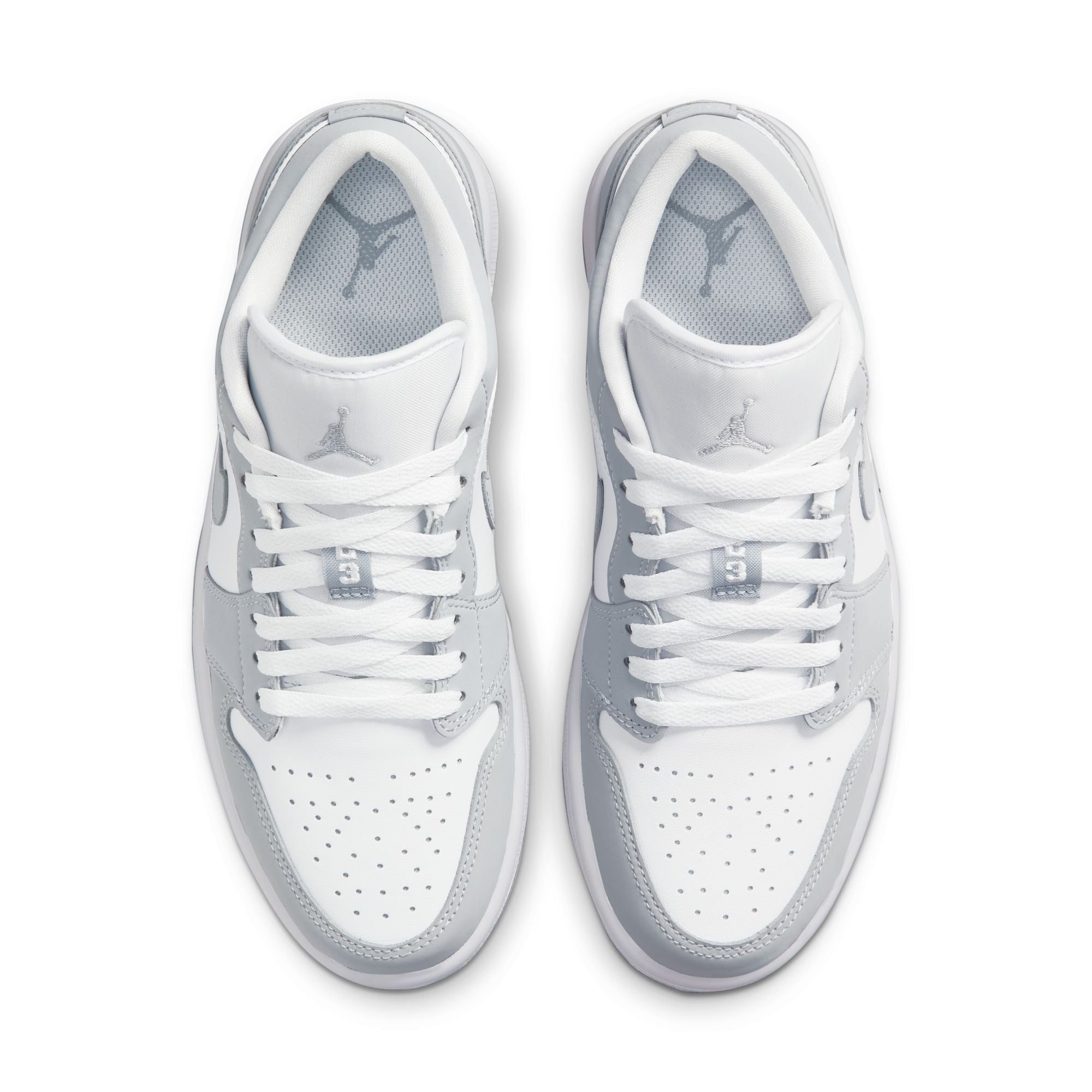 Women's Air Jordan 1 Low White/Wolf Grey-Aluminum DC0774-105