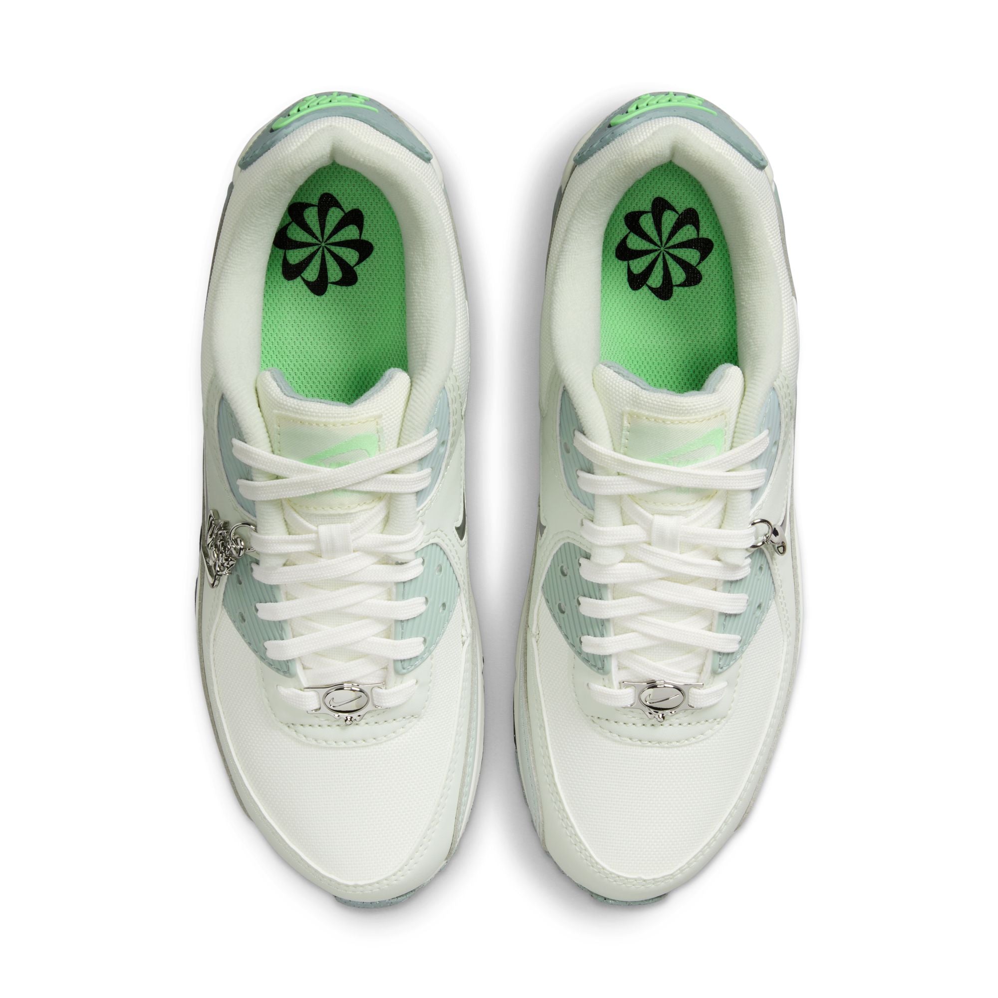 Women's Nike Air Max 90 se sail/metallic silver -sea glass FN6948-100