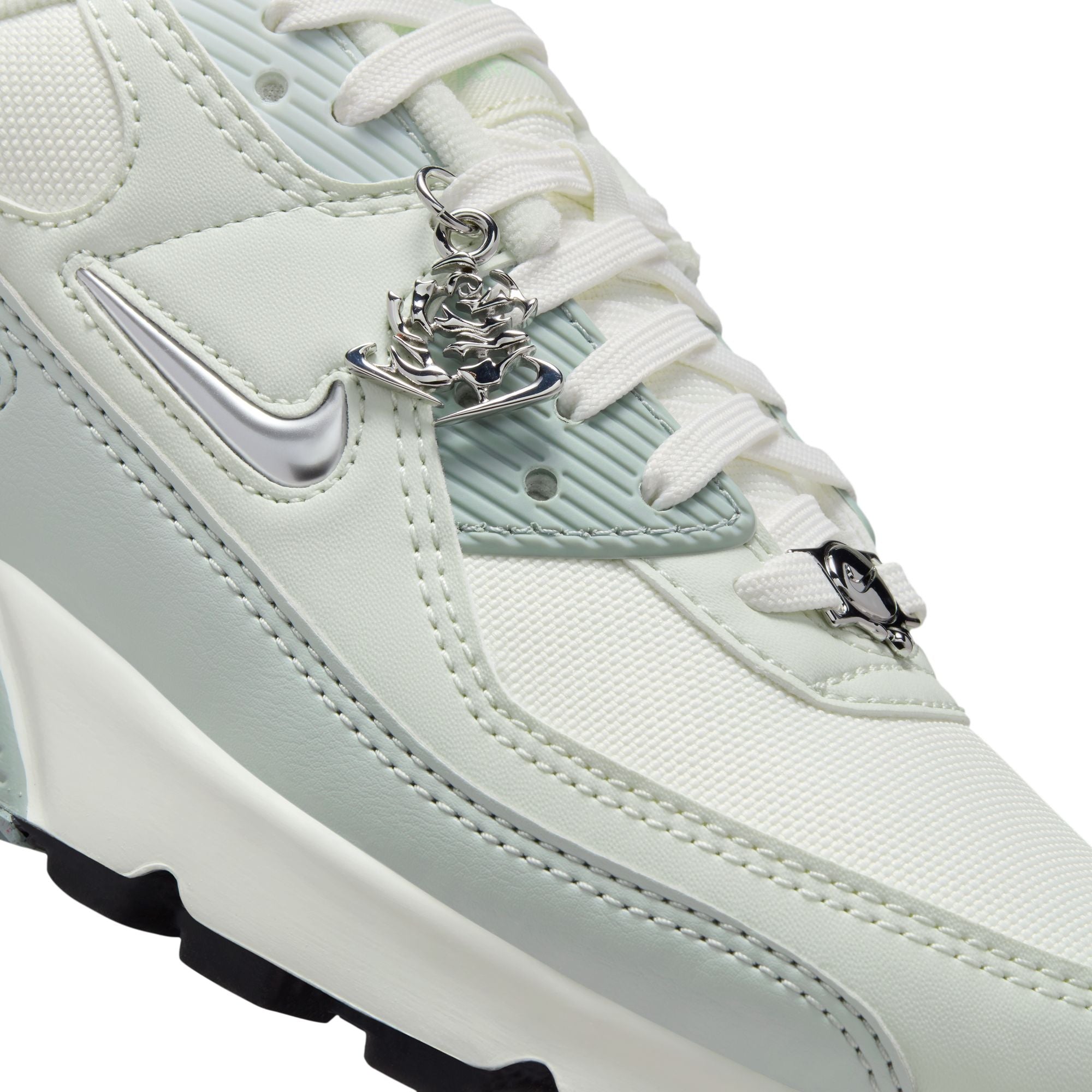 Women's Nike Air Max 90 se sail/metallic silver -sea glass FN6948-100