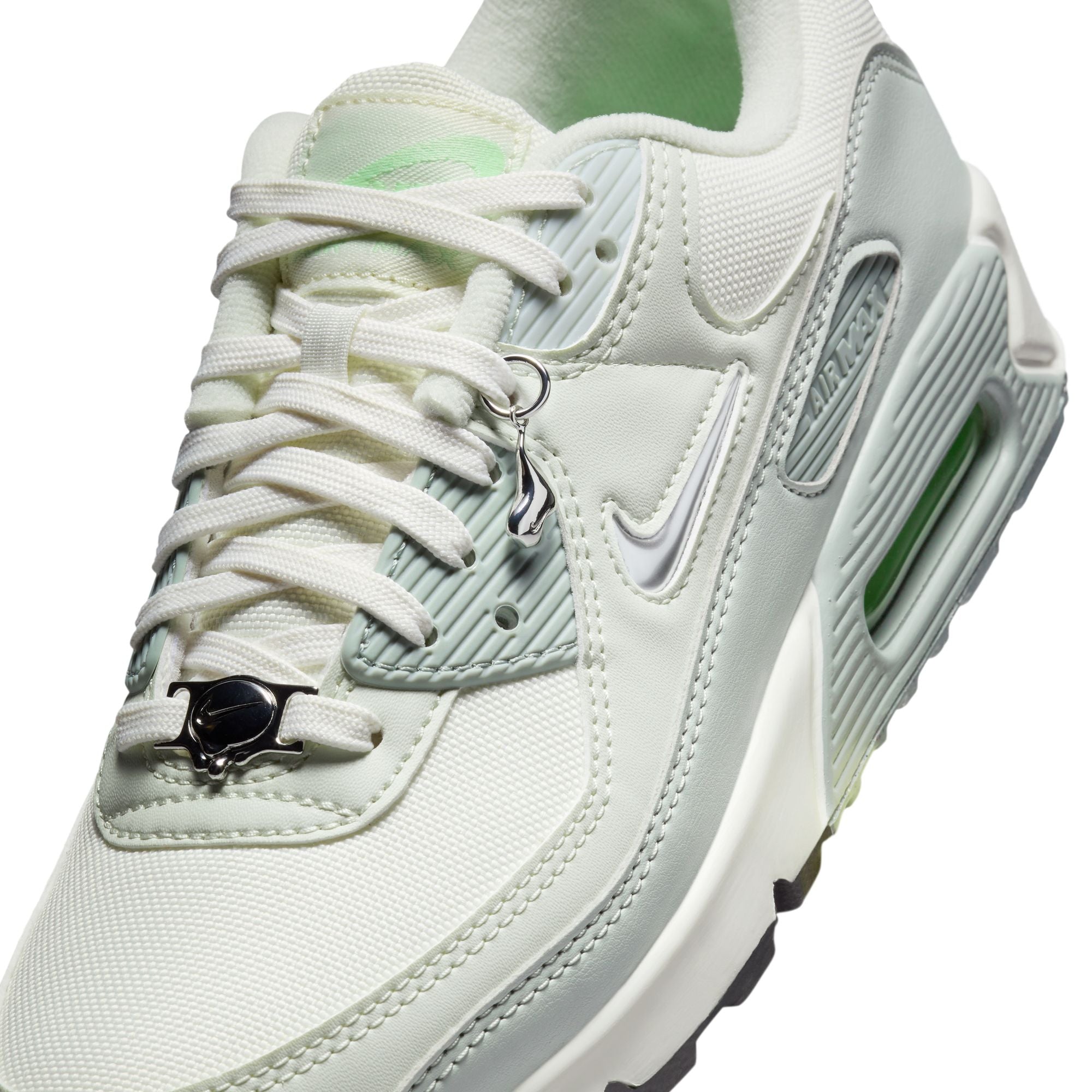 Women's Nike Air Max 90 se sail/metallic silver -sea glass FN6948-100