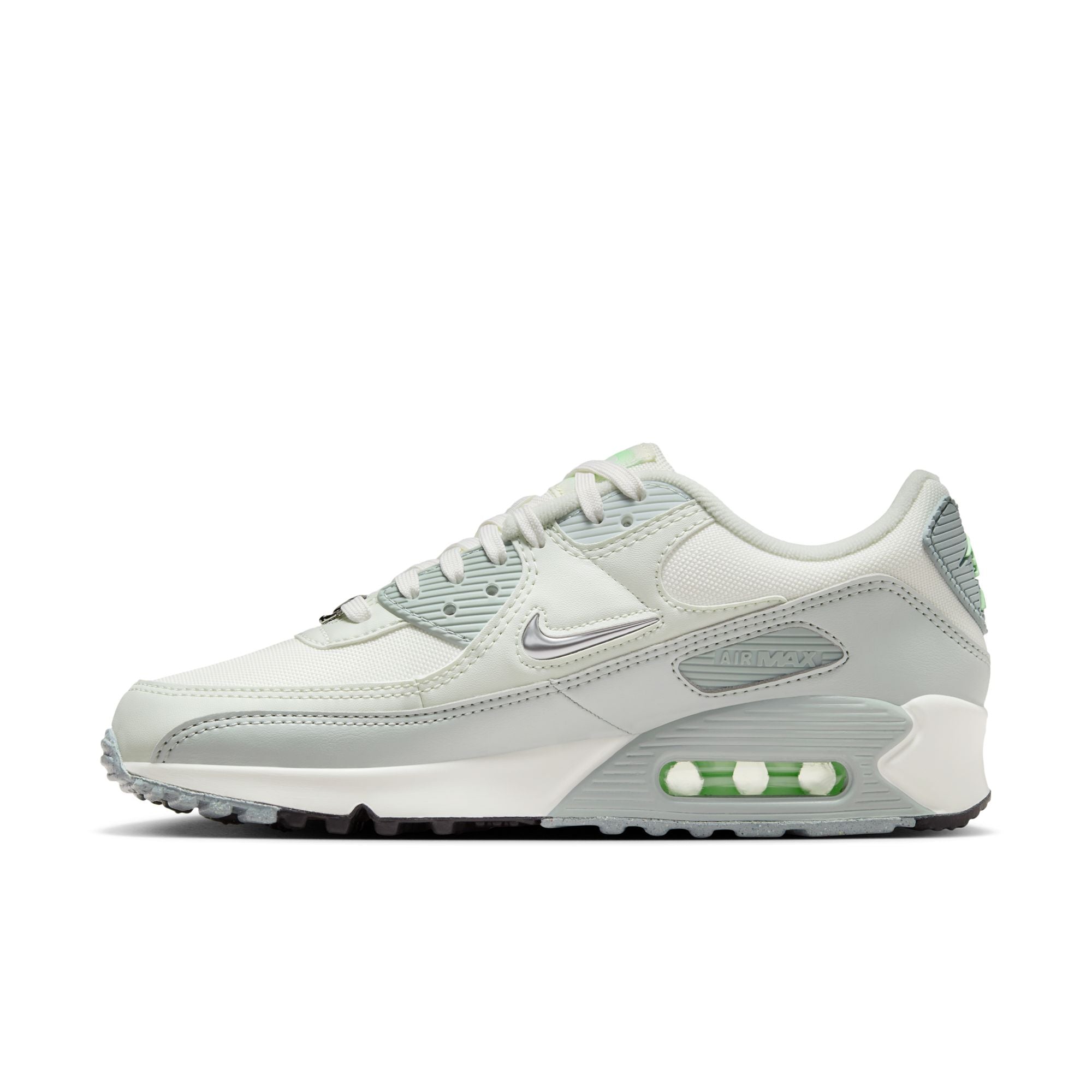 Women's Nike Air Max 90 se sail/metallic silver -sea glass FN6948-100