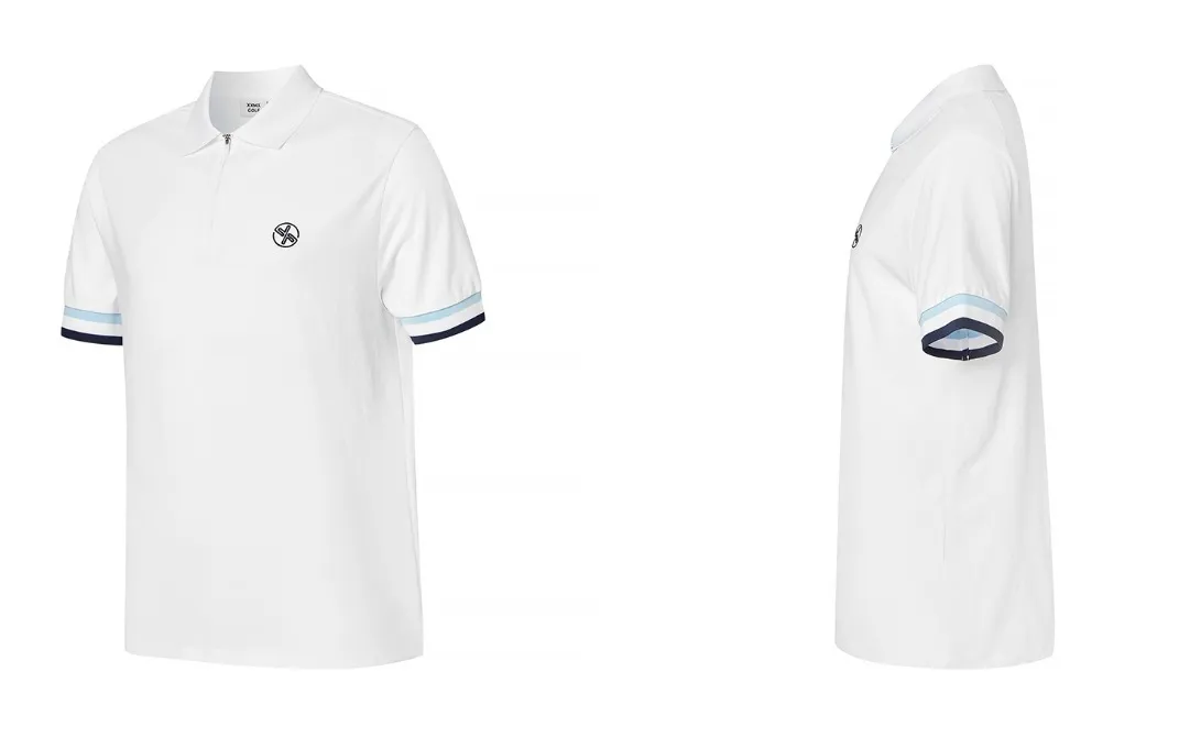 XEXYMIX  |Street Style Plain Short Sleeves Logo Polos